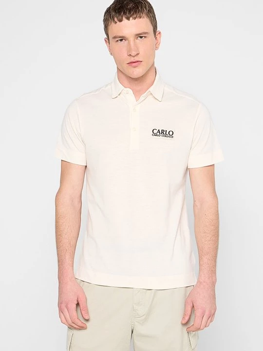 Foto van product Poloshirt Carlo Colucci crème