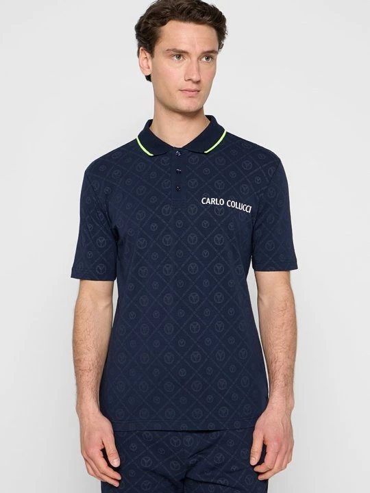 Foto van product Poloshirt Carlo Colucci donkerblauw