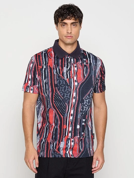 Foto van product Poloshirt Carlo Colucci rood