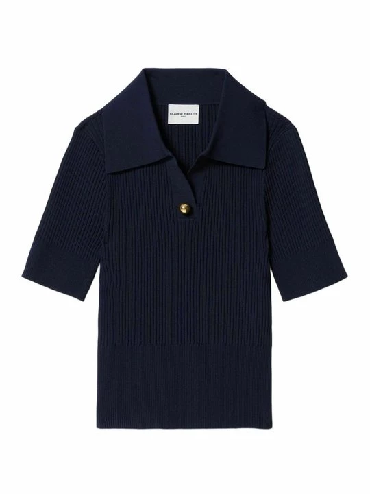 Foto van product Poloshirt CLAUDIE PIERLOT donkerblauw