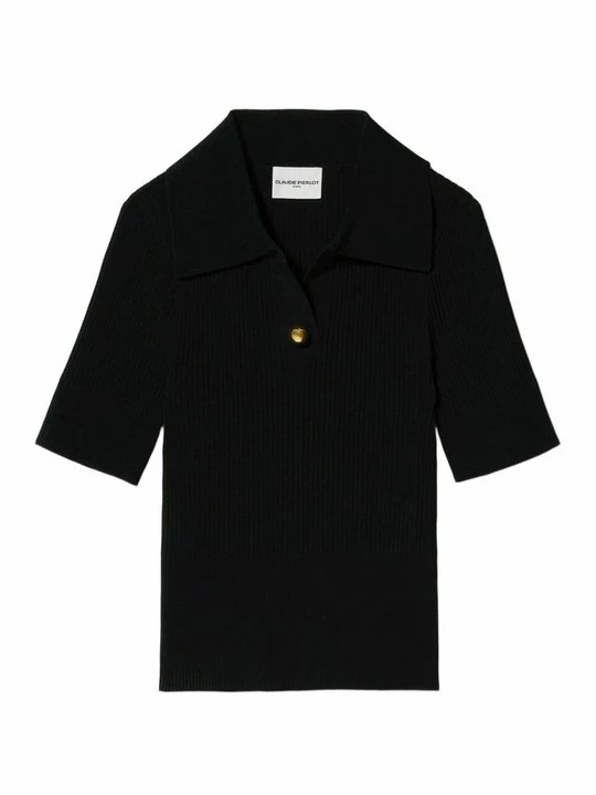 Foto van product Poloshirt CLAUDIE PIERLOT zwart