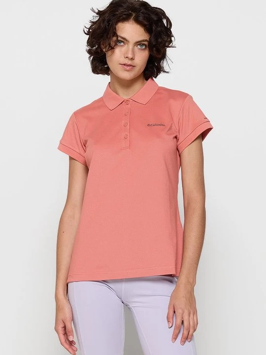 Foto van product Poloshirt Columbia koraalrood