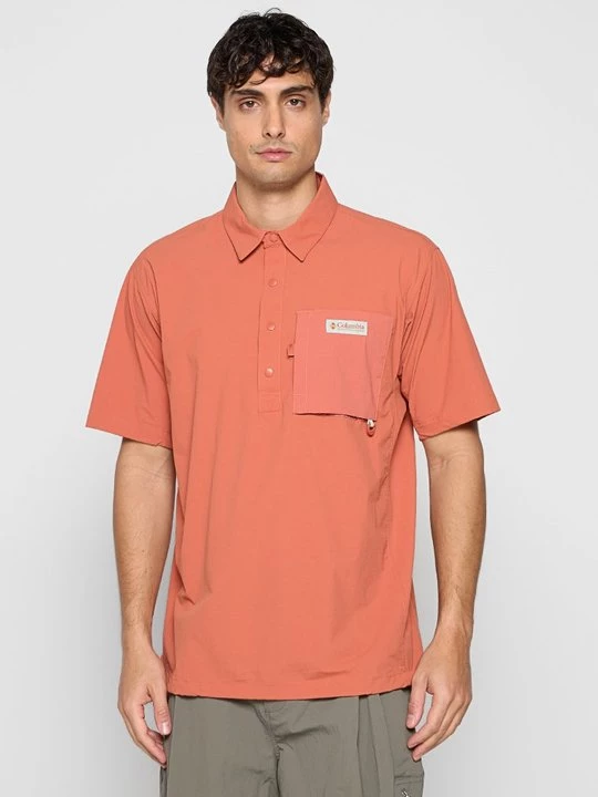 Foto van product Poloshirt Columbia rood