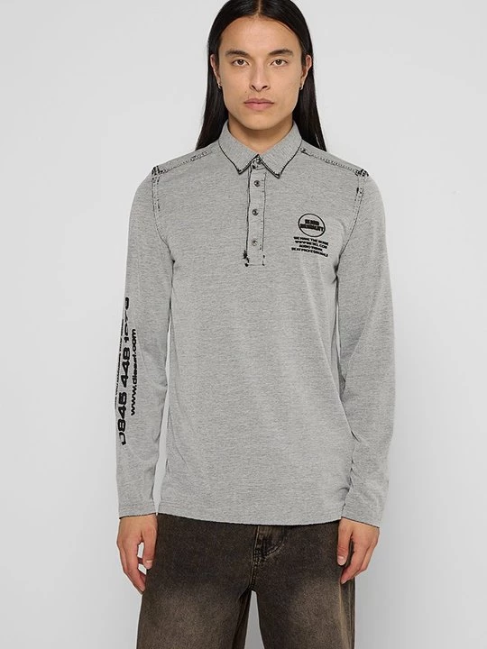 Foto van product Poloshirt Diesel lichtgrijs
