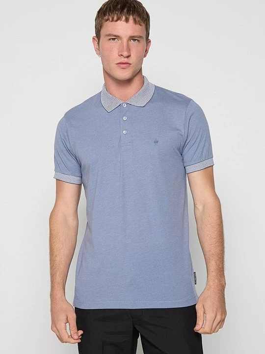 Foto van product Poloshirt French Connection blauw gemêleerd
