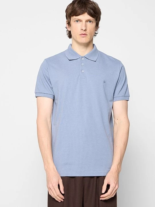 Foto van product Poloshirt French Connection blauw gemêleerd