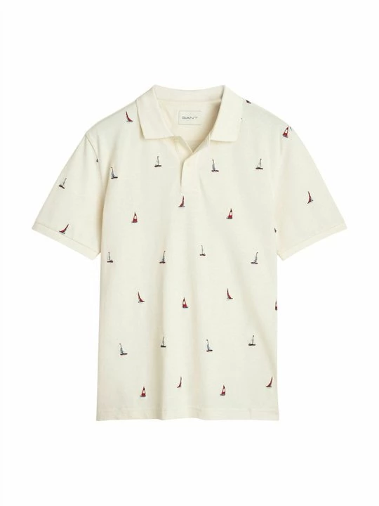 Foto van product Poloshirt Gant crème