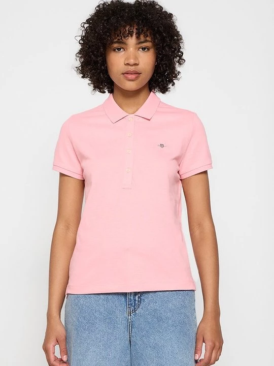 Foto van product Poloshirt Gant donkerroze