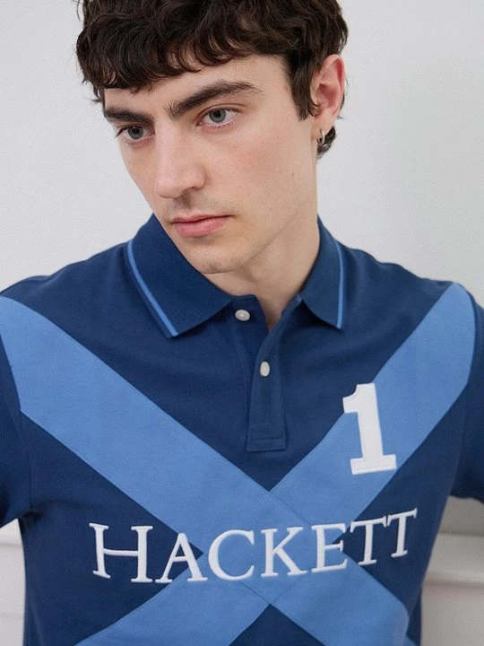 Foto van product Poloshirt Hackett London blauw