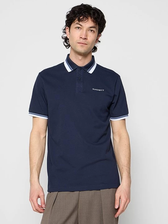 Foto van product Poloshirt Hackett London donkerblauw