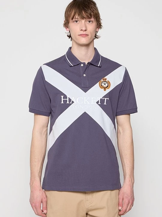Foto van product Poloshirt Hackett London donkerblauw