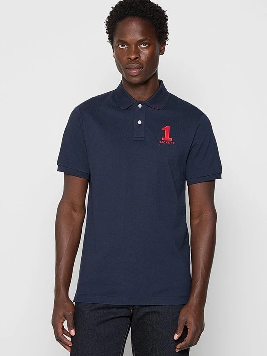 Foto van product Poloshirt Hackett London donkerblauw