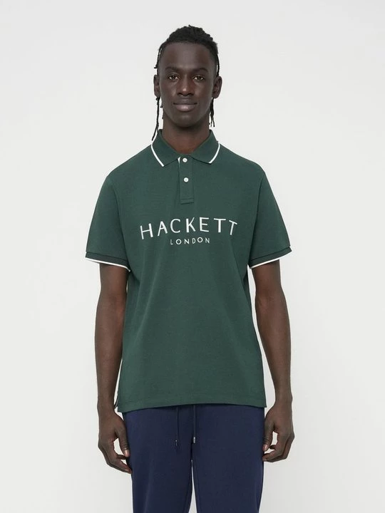 Foto van product Poloshirt Hackett London donkergroen