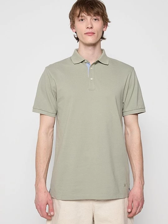 Foto van product Poloshirt Hackett London kaki