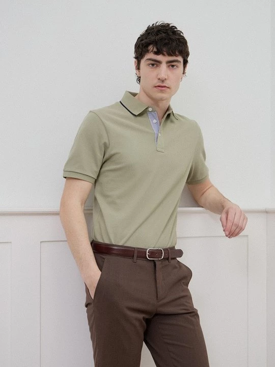 Foto van product Poloshirt Hackett London olijfgroen