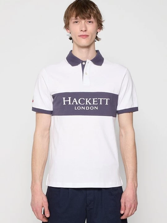 Foto van product Poloshirt Hackett London wit