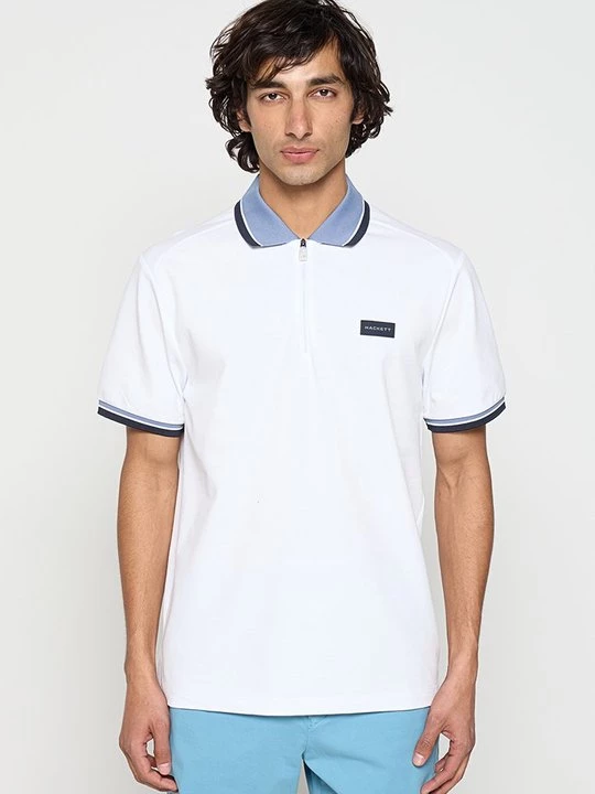 Foto van product Poloshirt Hackett London wit