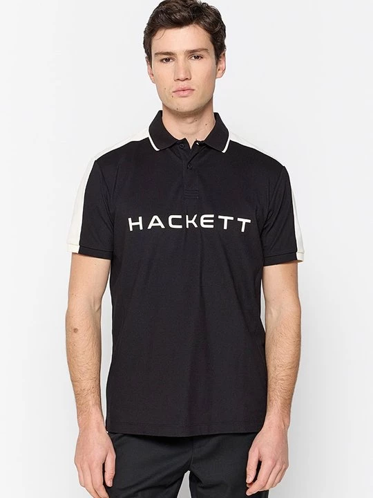 Foto van product Poloshirt Hackett London zwart