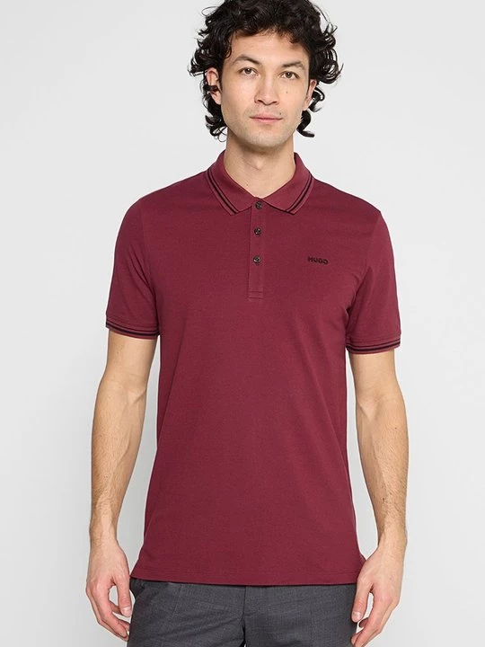 Foto van product Poloshirt Hugo donkerroze