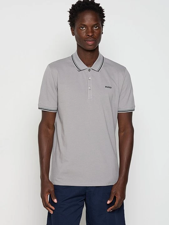 Foto van product Poloshirt Hugo lichtgrijs