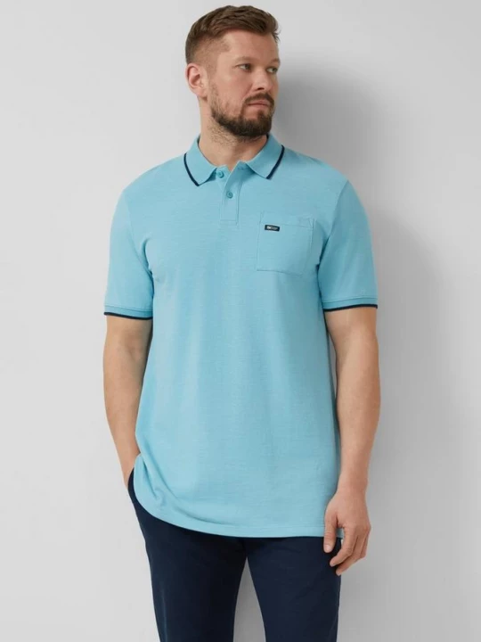 Foto van product Poloshirt in vlamgaren piqué s.Oliver