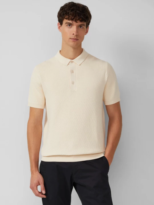 Foto van product Poloshirt in zacht structuurbreisel s.Oliver grijs