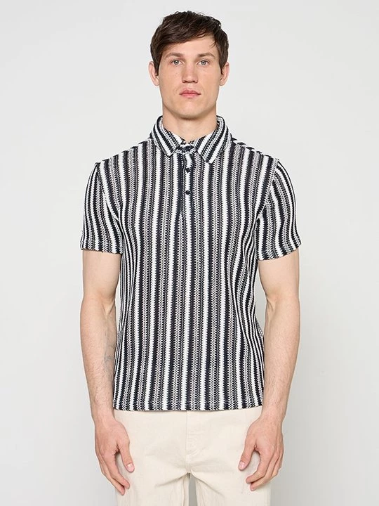 Foto van product Poloshirt INDICODE donkerblauw