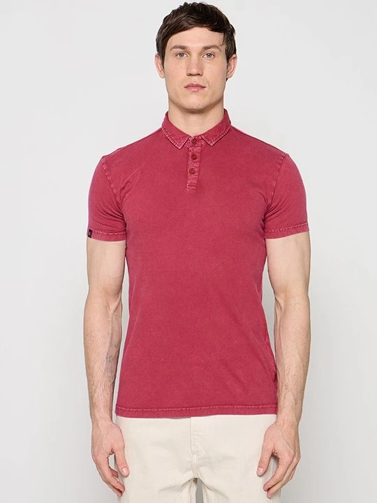Foto van product Poloshirt INDICODE rood