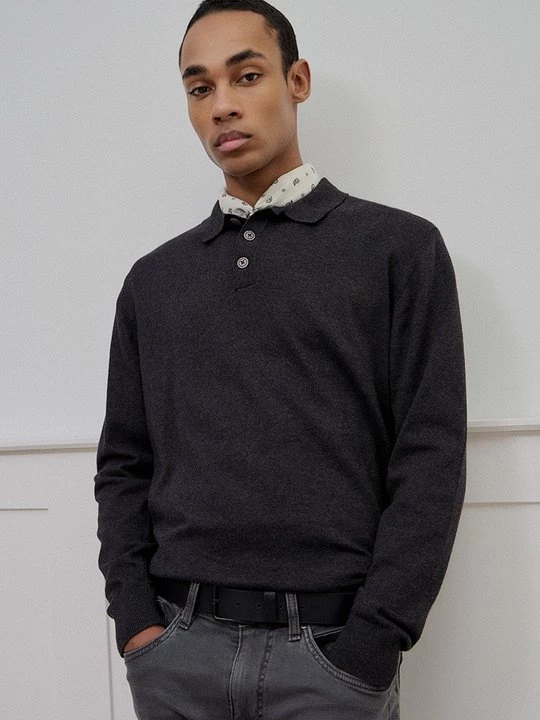 Foto van product Poloshirt INDICODE zwart