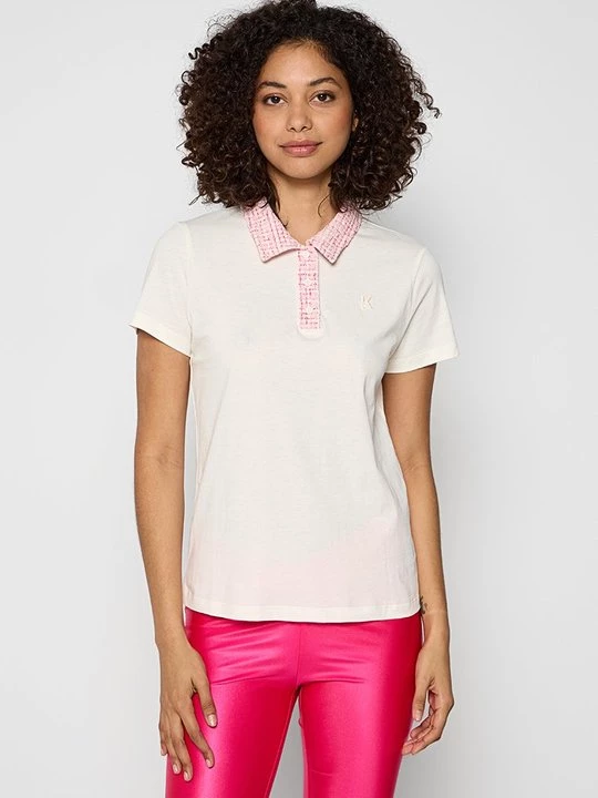 Foto van product Poloshirt KARL LAGERFELD crème