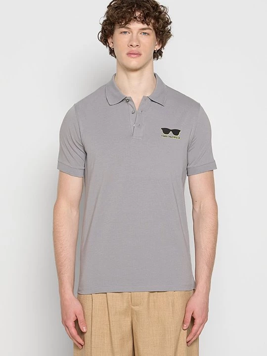 Foto van product Poloshirt KARL LAGERFELD grijs