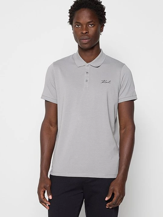 Foto van product Poloshirt KARL LAGERFELD grijs