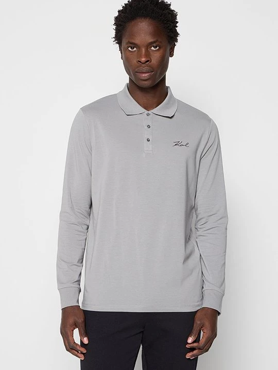 Foto van product Poloshirt KARL LAGERFELD grijs