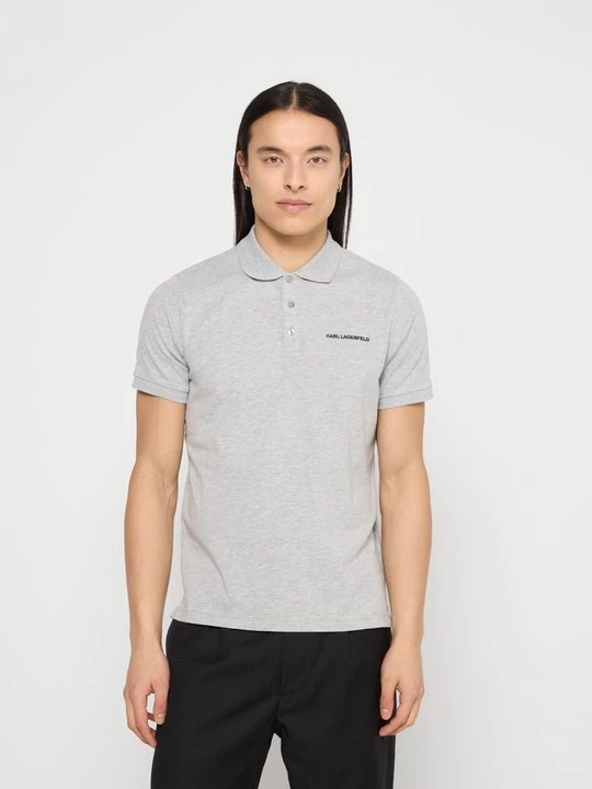 Foto van product Poloshirt KARL LAGERFELD lichtgrijs