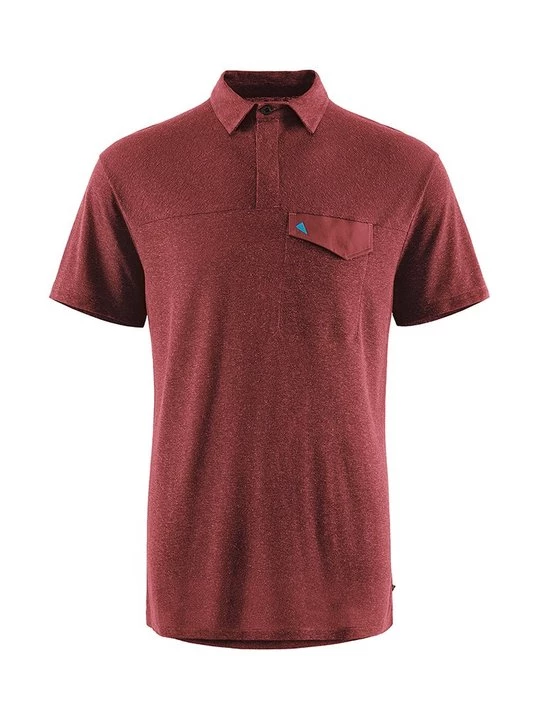 Foto van product Poloshirt Klättermusen donkerrood