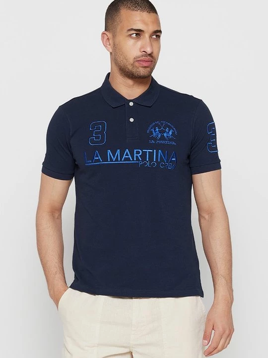 Foto van product Poloshirt La Martina donkerblauw