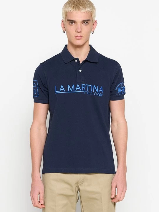 Foto van product Poloshirt La Martina donkerblauw