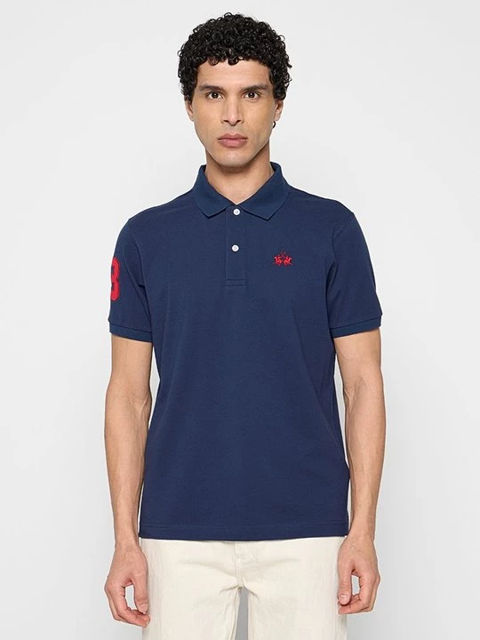 Foto van product Poloshirt La Martina donkerblauw