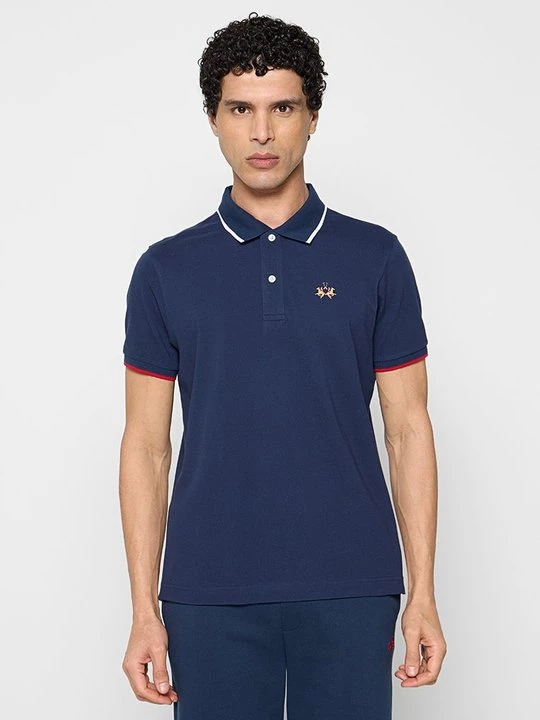 Foto van product Poloshirt La Martina donkerblauw