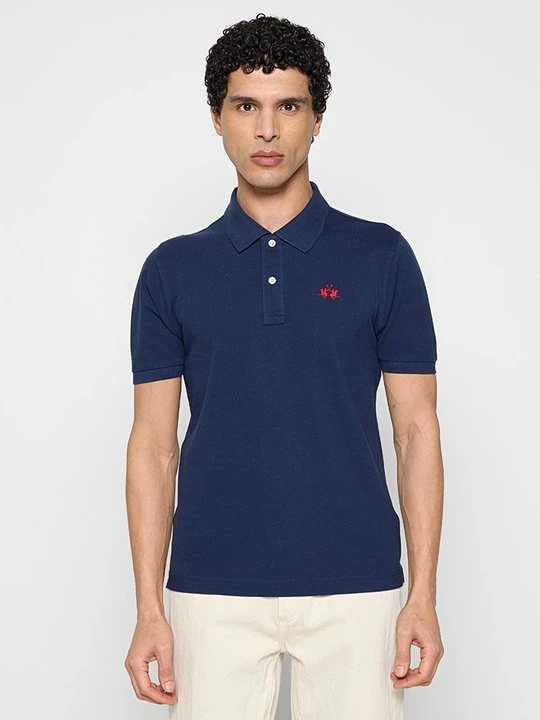 Foto van product Poloshirt La Martina donkerblauw