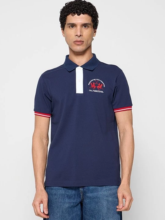 Foto van product Poloshirt La Martina donkerblauw