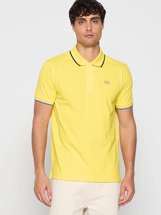 Foto van product Poloshirt La Martina geel