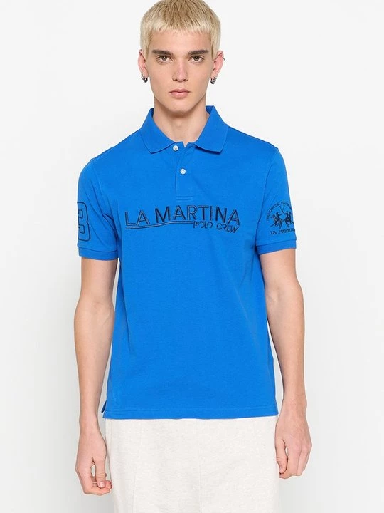Foto van product Poloshirt La Martina lichtblauw