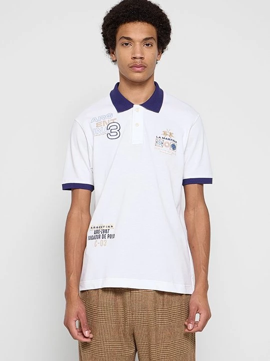 Foto van product Poloshirt La Martina wit