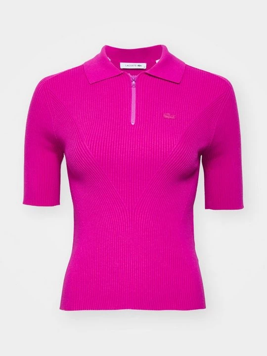Foto van product Poloshirt Lacoste gemêleerd donkerroze
