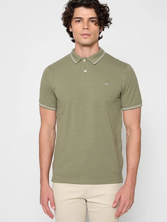 Foto van product Poloshirt Lee groen