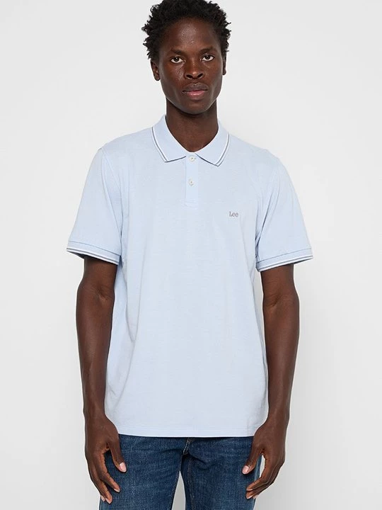 Foto van product Poloshirt Lee lichtblauw