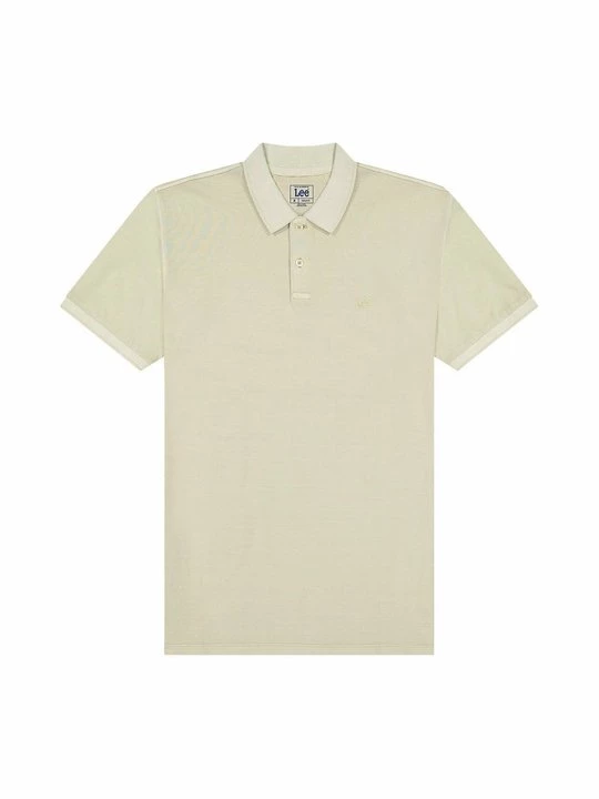 Foto van product Poloshirt Lee lichtgroen gemêleerd