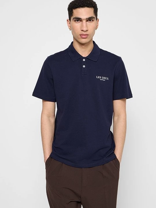 Foto van product Poloshirt Les Deux donkerblauw