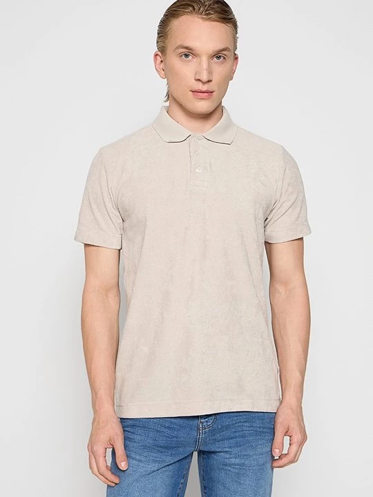 Foto van product Poloshirt lindbergh beżowy